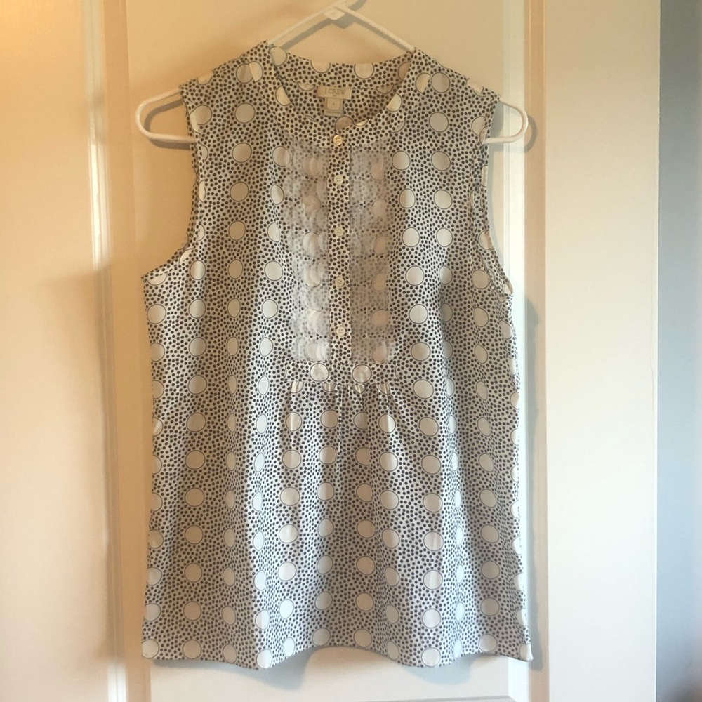 J. Crew Factory Sleeveless Popover Blouse